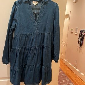 Umgee denim dress.  Size small.